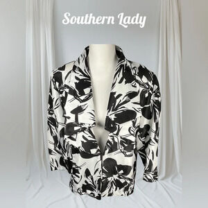 Southern Lady | Black & White Blazer Jacket